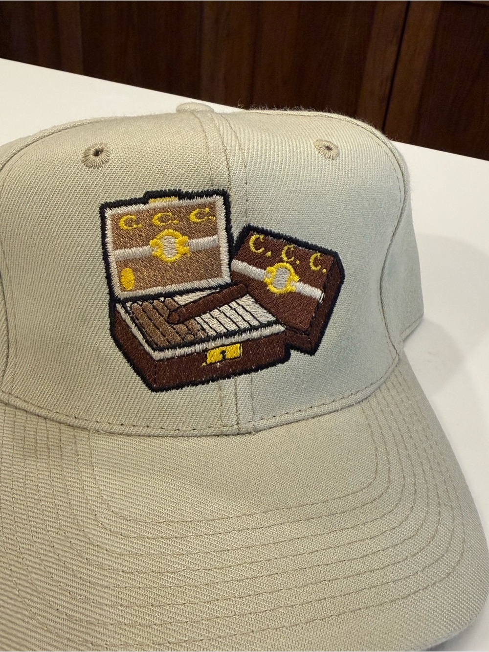 Vintage Corona Cigar Co. Embroidered Trucker Hat